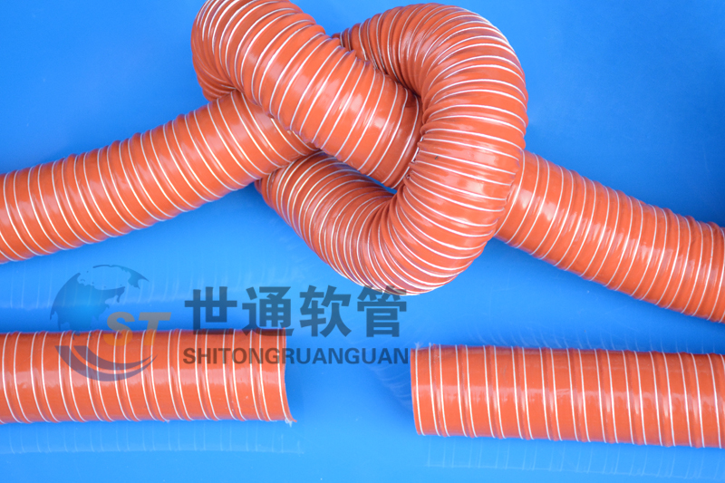 耐高溫風管（guǎn）,紅色矽膠風管,耐300度高溫風管 