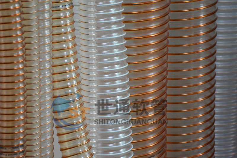 PU鋼絲管,PU鋼絲軟管,耐磨（mó）軟管,吸塵軟管,耐磨鋼絲（sī）軟管 